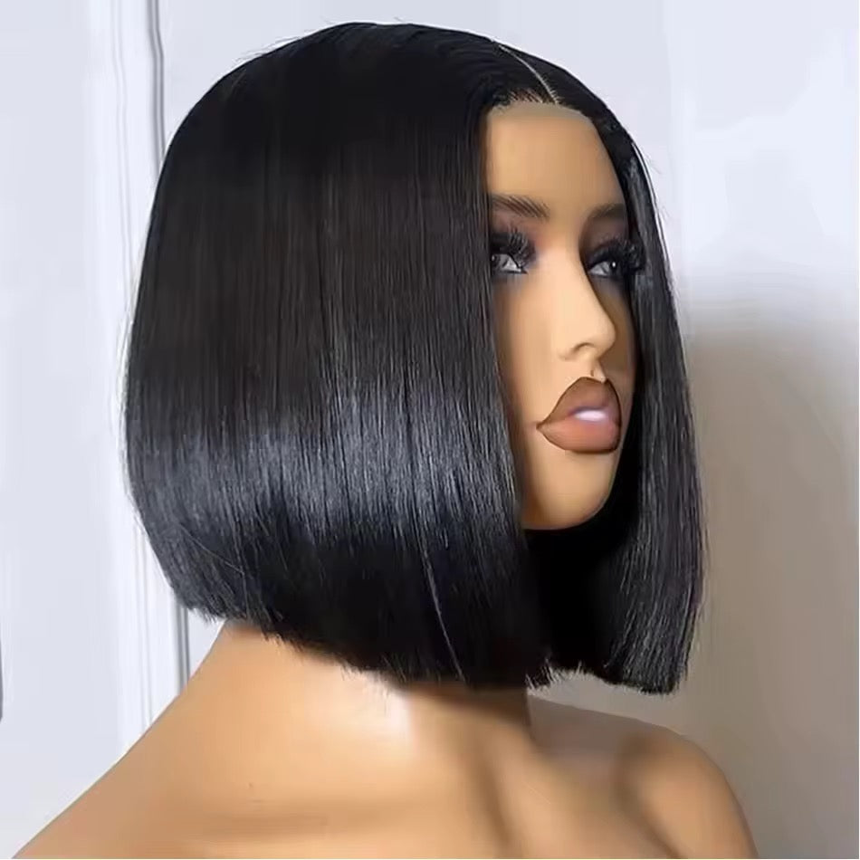 Glueless 2x6 Lace Closure Bob Wig – Vietnamese Human Hair 💇‍♀️✨