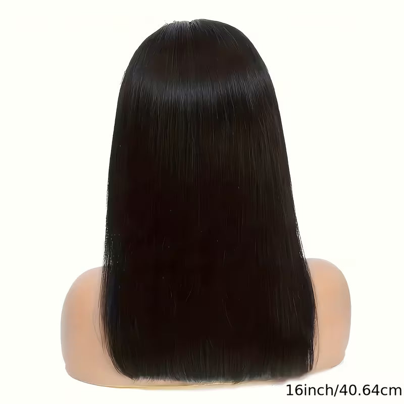 Pre-Cut HD Lace Glueless Wig – 4x4 Straight Human Hair | Natural Hairline