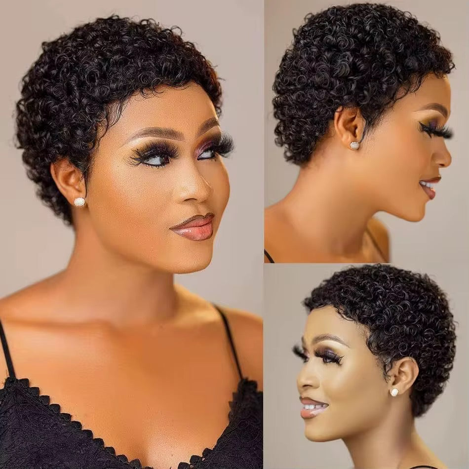 💇🏽‍♀️ Wear & Go Glueless Short Pixie Cut Wig