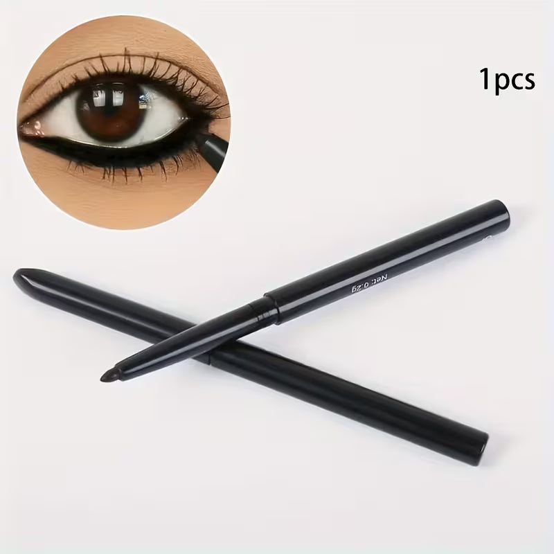 Waterproof Black Eyeliner Pencil – Smudge-Proof Long-Lasting Eye Makeup