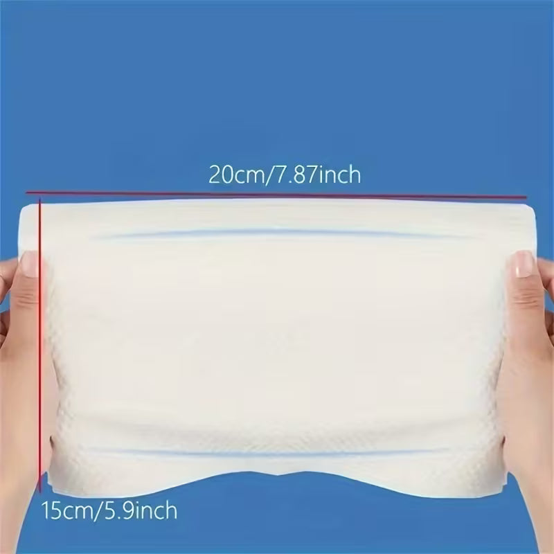 100pcs Ultra Soft Disposable Face Towels – Makeup Removal & Skincare Wipes