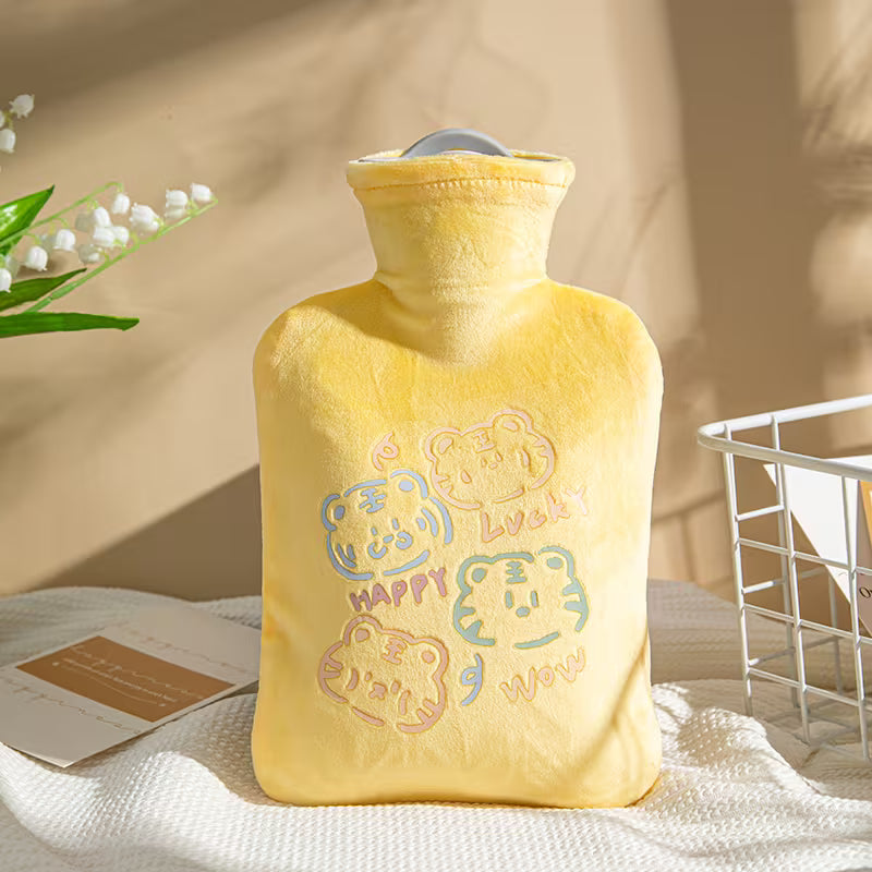 Reusable Hot Water Bottle – 500ml Leak-Proof Winter Heat & Comfort Bottle