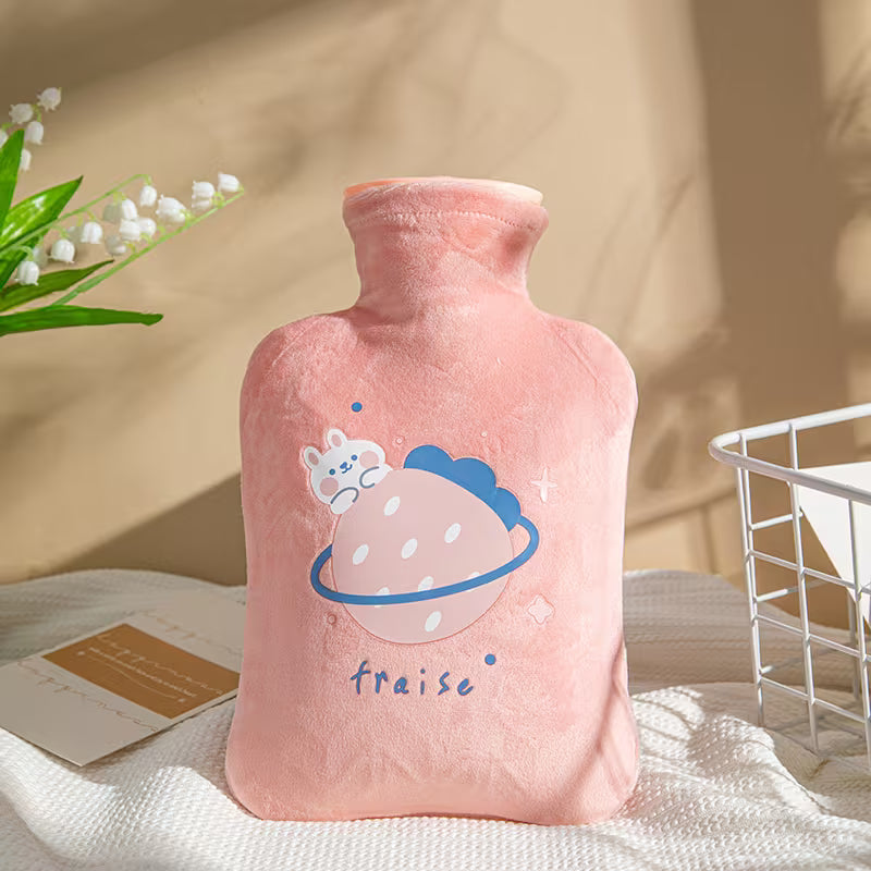 Reusable Hot Water Bottle – 500ml Leak-Proof Winter Heat & Comfort Bottle
