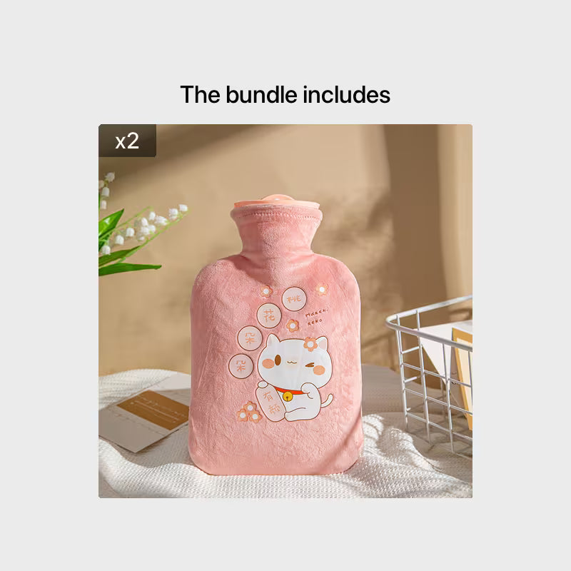Reusable Hot Water Bottle – 500ml Leak-Proof Winter Heat & Comfort Bottle