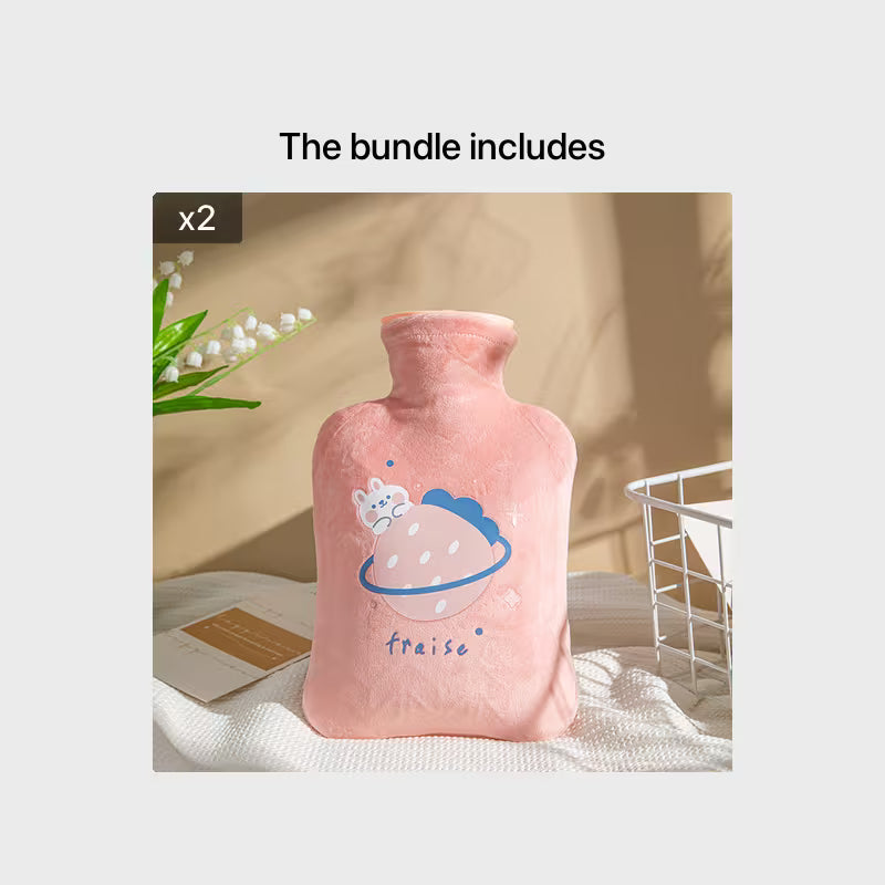 Reusable Hot Water Bottle – 500ml Leak-Proof Winter Heat & Comfort Bottle