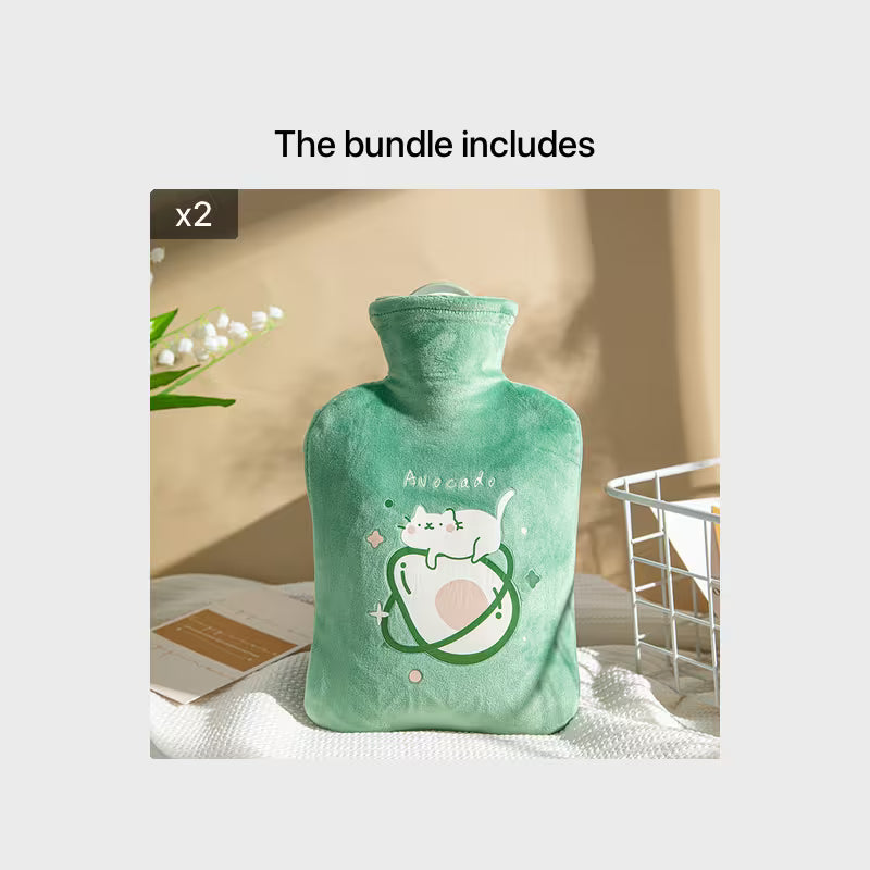 Reusable Hot Water Bottle – 500ml Leak-Proof Winter Heat & Comfort Bottle