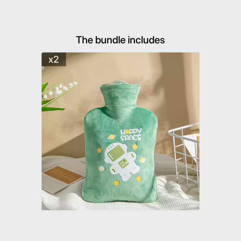 Reusable Hot Water Bottle – 500ml Leak-Proof Winter Heat & Comfort Bottle