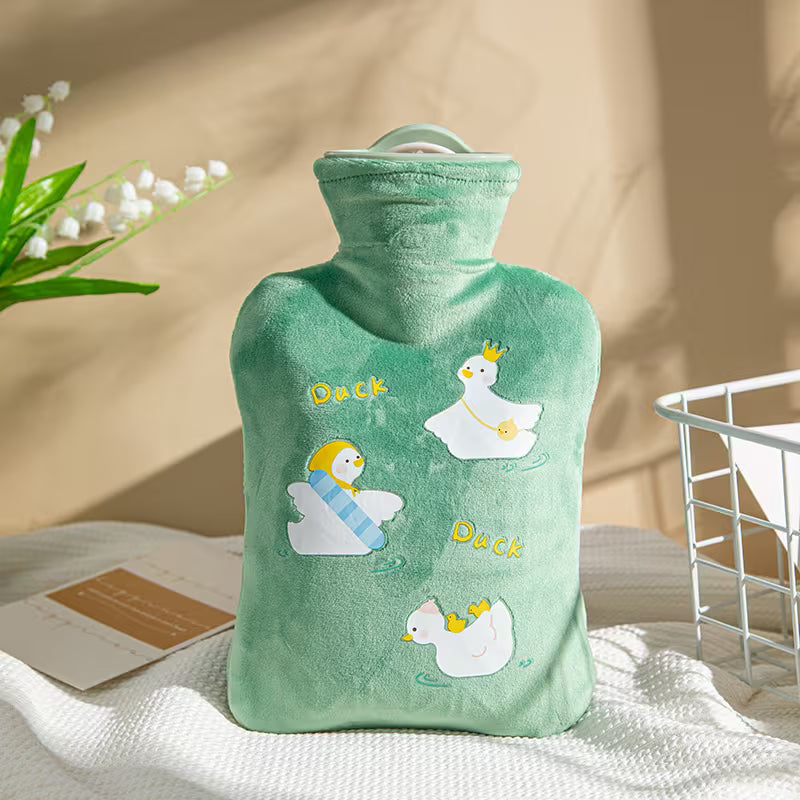 Reusable Hot Water Bottle – 500ml Leak-Proof Winter Heat & Comfort Bottle