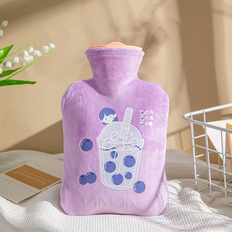Reusable Hot Water Bottle – 500ml Leak-Proof Winter Heat & Comfort Bottle