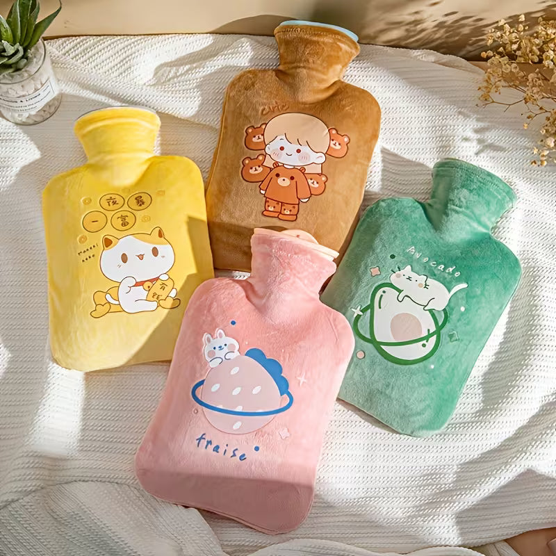 Reusable Hot Water Bottle – 500ml Leak-Proof Winter Heat & Comfort Bottle