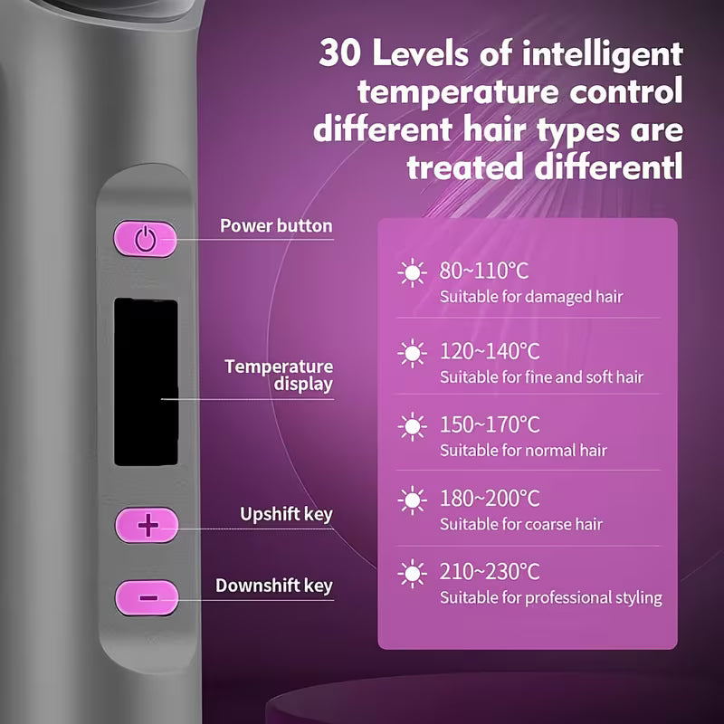 2-in-1 Hair Straightening Comb – Wet & Dry Use | Anti-Frizz Styling Tool