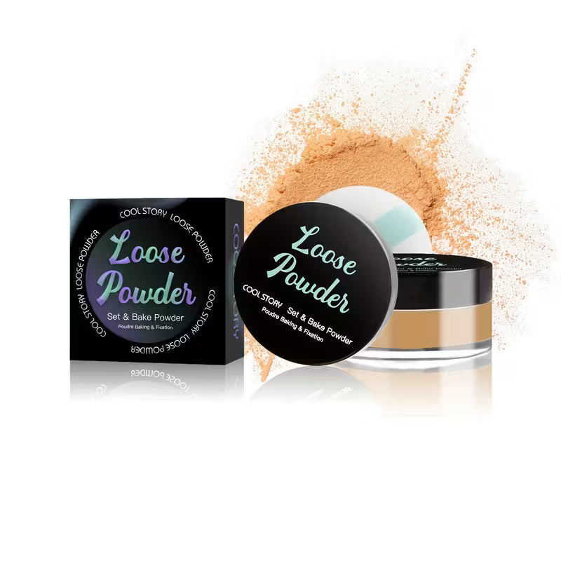Oil-Control Loose Setting Powder – Long-Lasting Smooth Matte Finish