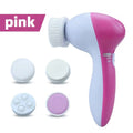 5-in-1 Electric Facial Cleansing Brush – Deep Clean & Exfoliating Skincare Device