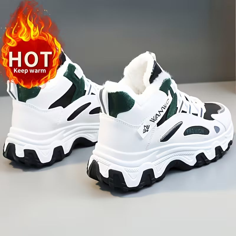 Women’s Winter Snow Boots – Plush-Lined High-Top Thick Sole Non-Slip Shoes