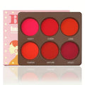 6-Color Matte Blush Palette – Long-Lasting Natural Face Makeup