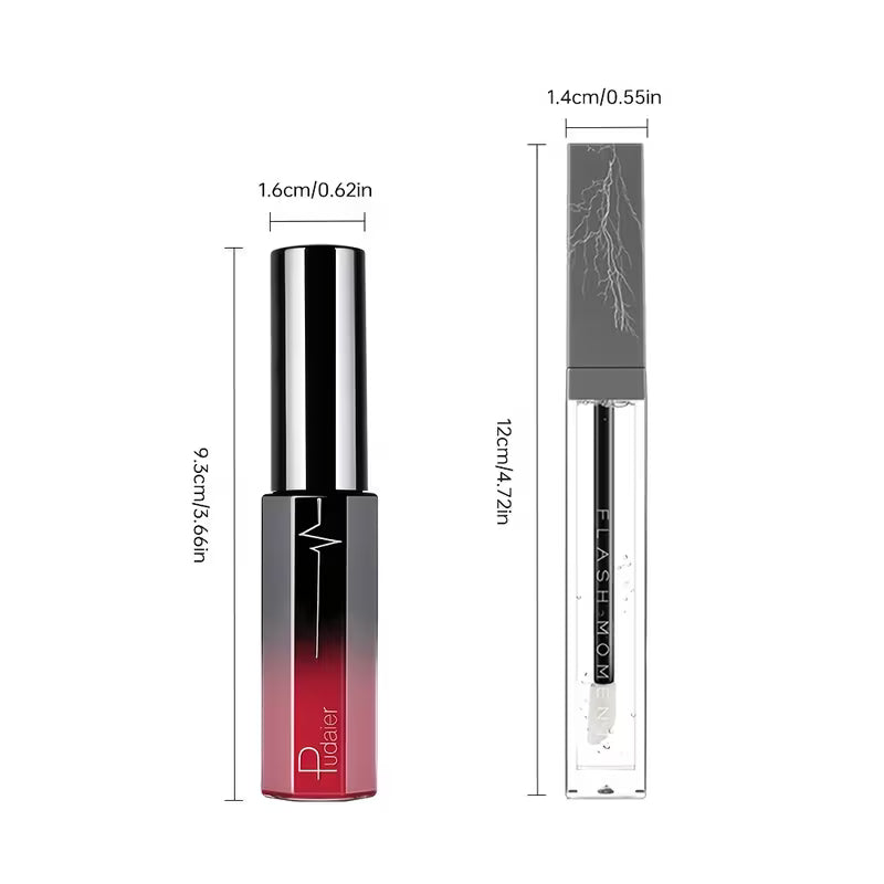 3-Piece Matte Lip Gloss & Lip Oil Set – Waterproof Velvet Finish