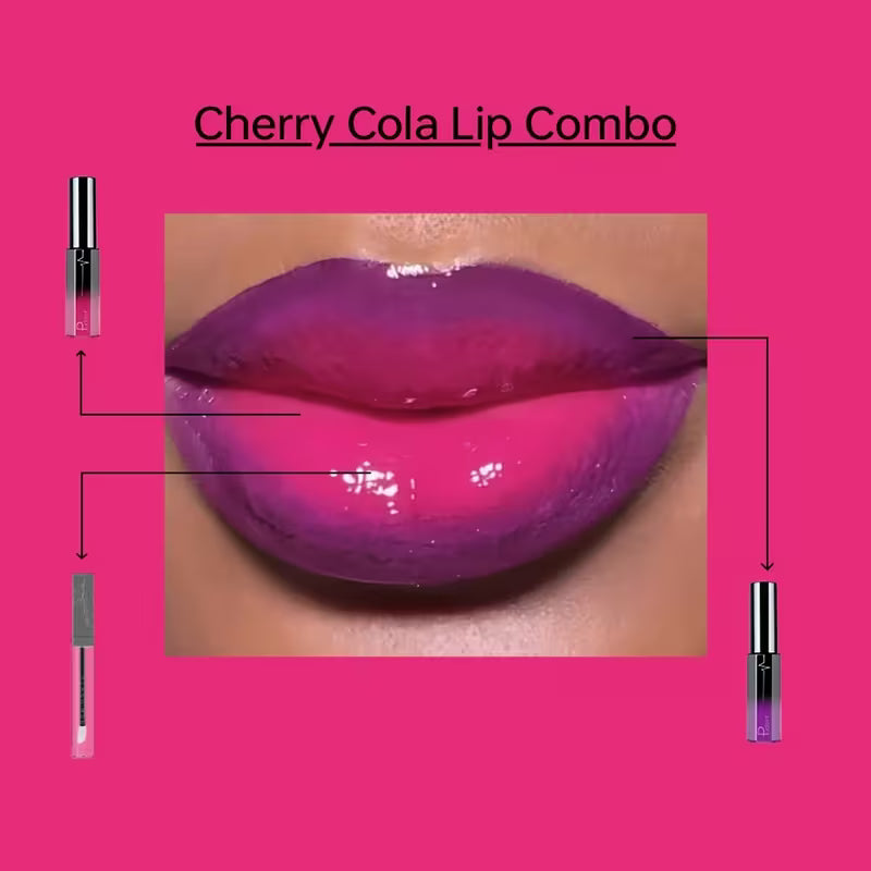 3-Piece Matte Lip Gloss & Lip Oil Set – Waterproof Velvet Finish