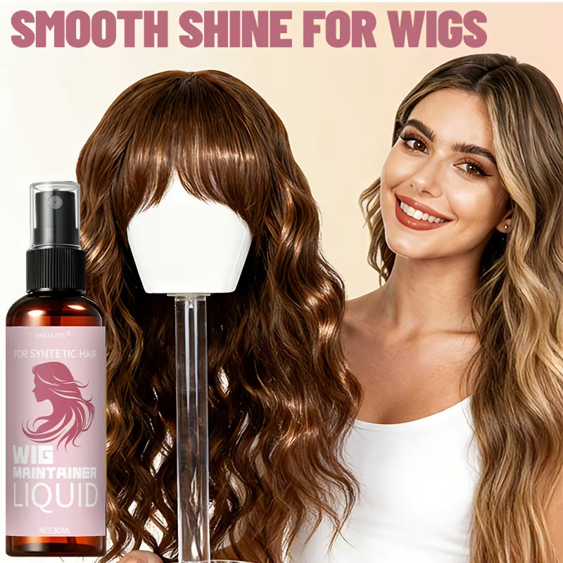 Wig Care Detangling Spray – Smooth, Shine & Anti-Frizz Mist