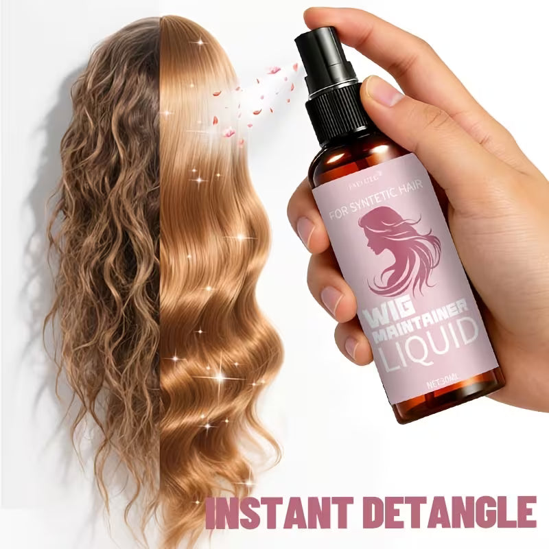 Wig Care Detangling Spray – Smooth, Shine & Anti-Frizz Mist