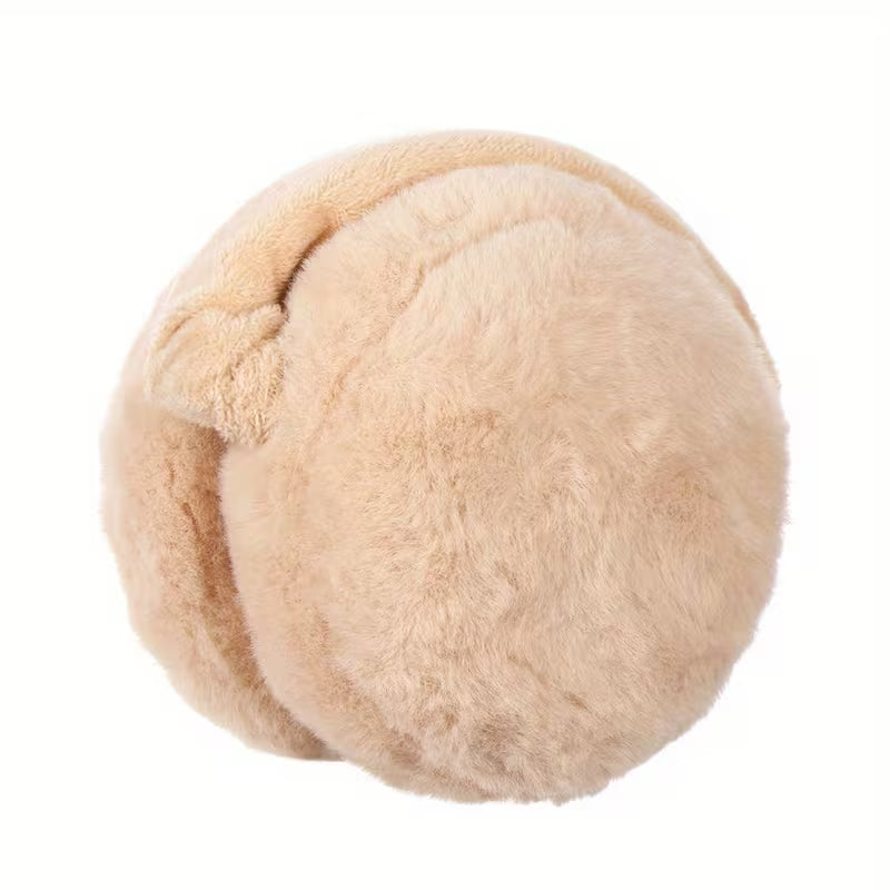 Ultra-Soft Plush Winter Earmuffs – Foldable, Warm & Unisex Cold Protection