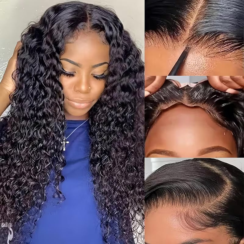Water Wave Glueless Wig – 200% Density HD Lace | Pre-Cut & Pre-Plucked