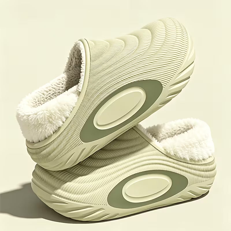 Fashion Winter EVA Slippers – Soft Warm Non-Slip Indoor & Outdoor Slides