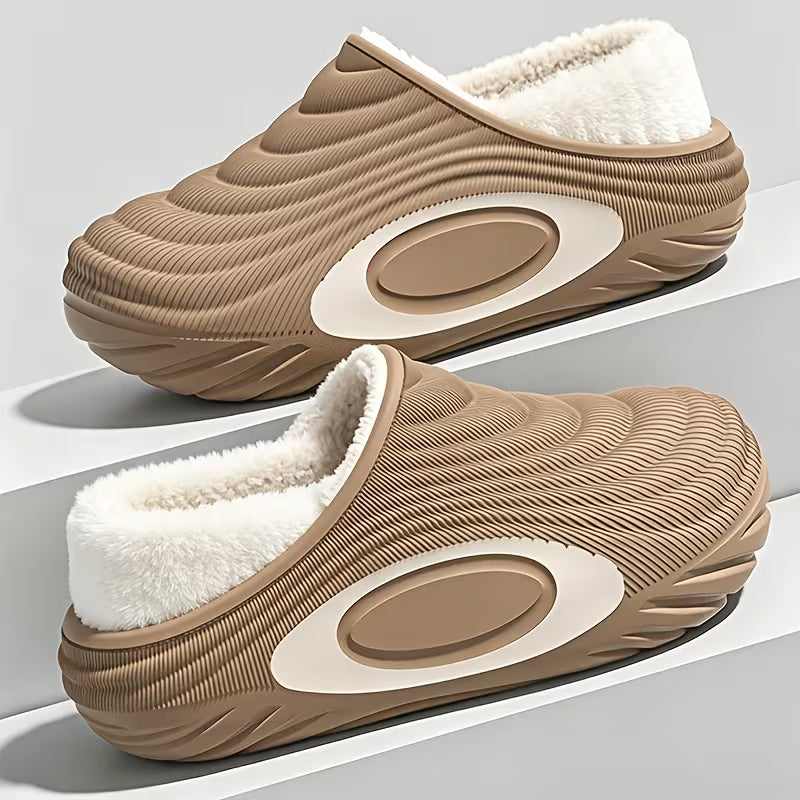 Fashion Winter EVA Slippers – Soft Warm Non-Slip Indoor & Outdoor Slides