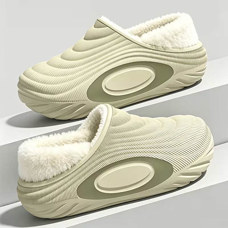Fashion Winter EVA Slippers – Soft Warm Non-Slip Indoor & Outdoor Slides
