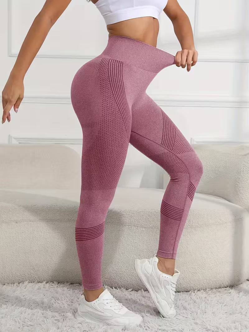 High Waist Seamless Sports Leggings – Stretch Quick Dry Yoga & Activewear Pants