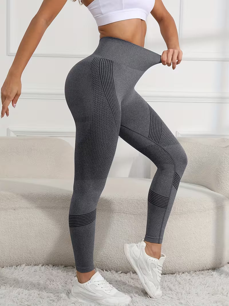 High Waist Seamless Sports Leggings – Stretch Quick Dry Yoga & Activewear Pants