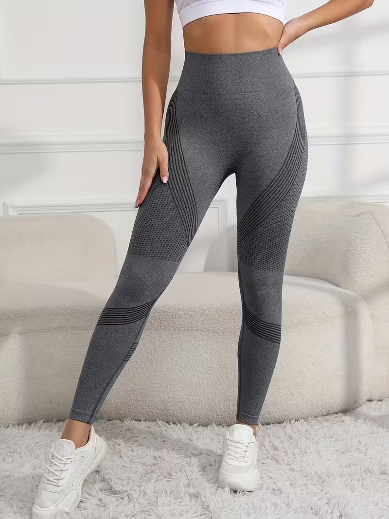High Waist Seamless Sports Leggings – Stretch Quick Dry Yoga & Activewear Pants