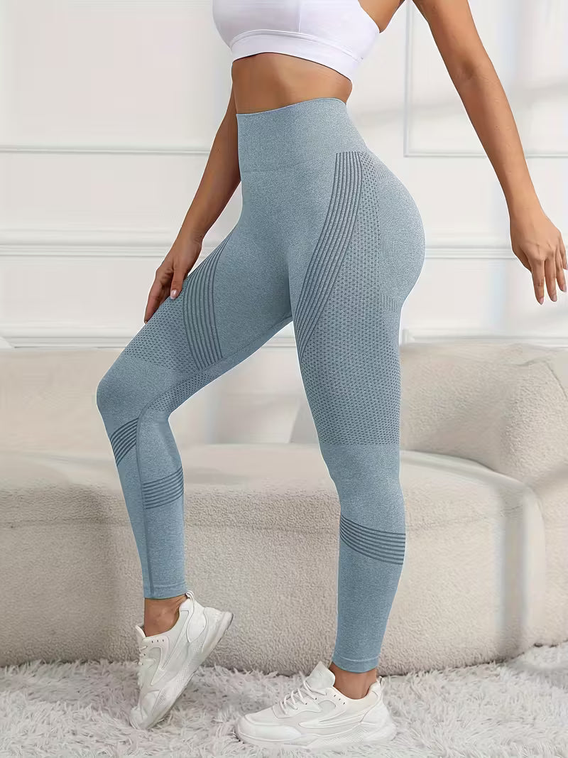 High Waist Seamless Sports Leggings – Stretch Quick Dry Yoga & Activewear Pants