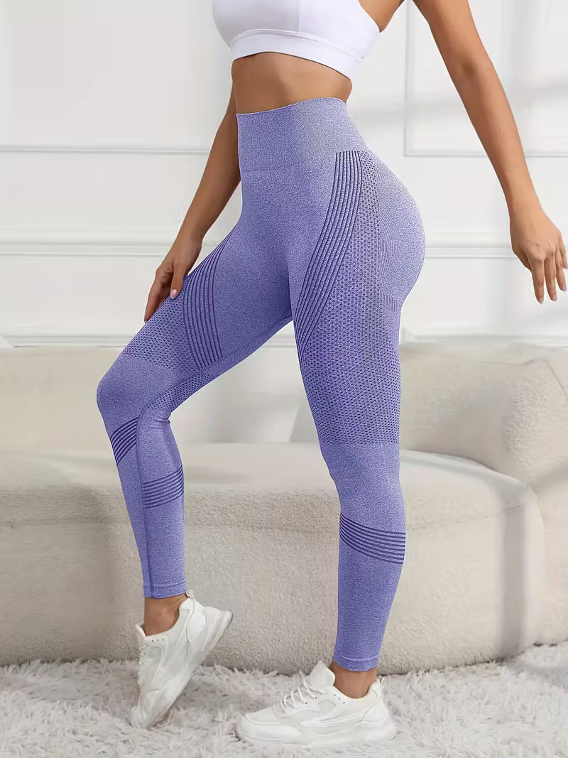 High Waist Seamless Sports Leggings – Stretch Quick Dry Yoga & Activewear Pants