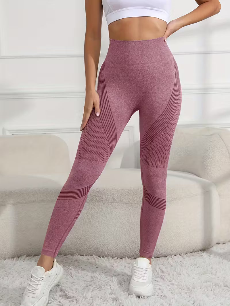 High Waist Seamless Sports Leggings – Stretch Quick Dry Yoga & Activewear Pants