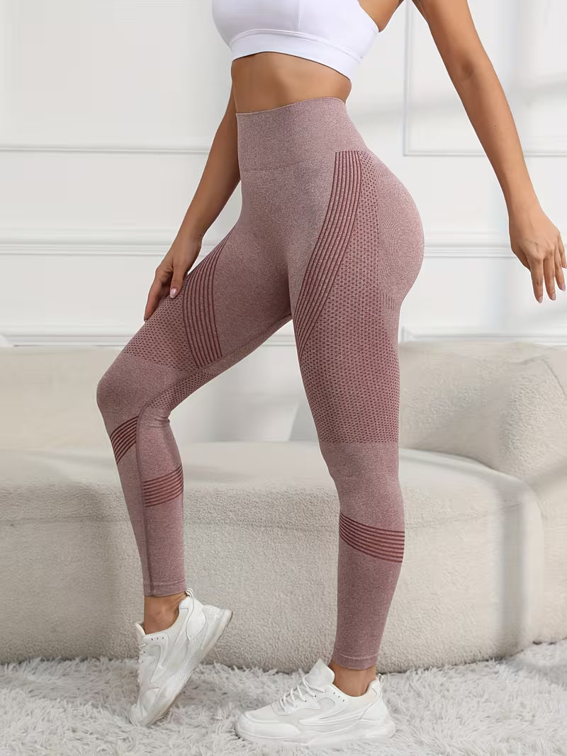 High Waist Seamless Sports Leggings – Stretch Quick Dry Yoga & Activewear Pants