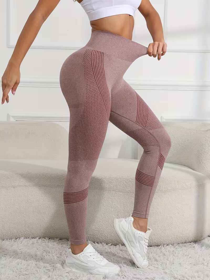 High Waist Seamless Sports Leggings – Stretch Quick Dry Yoga & Activewear Pants