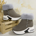Women’s Mid-Calf Plush Winter Boots ❄️👢