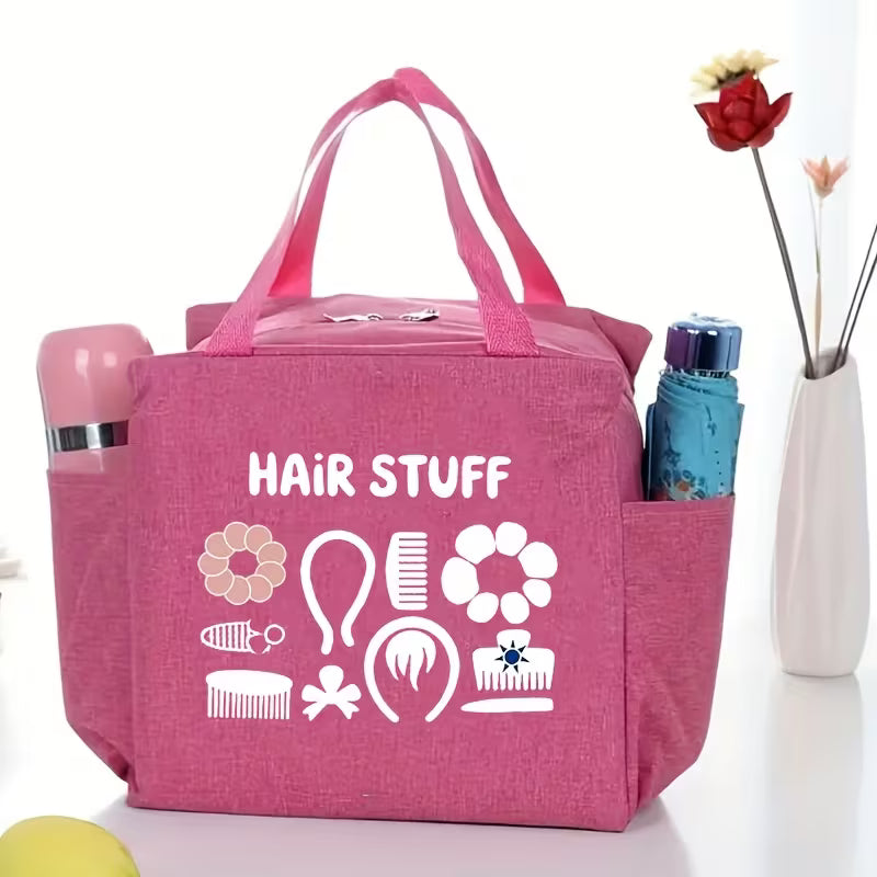 Large Capacity Hair Styling Tote Bag – Beauty & Travel Organizer