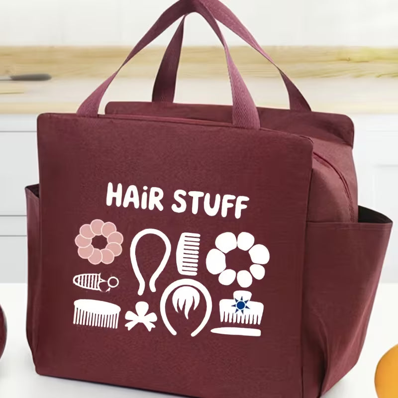 Large Capacity Hair Styling Tote Bag – Beauty & Travel Organizer