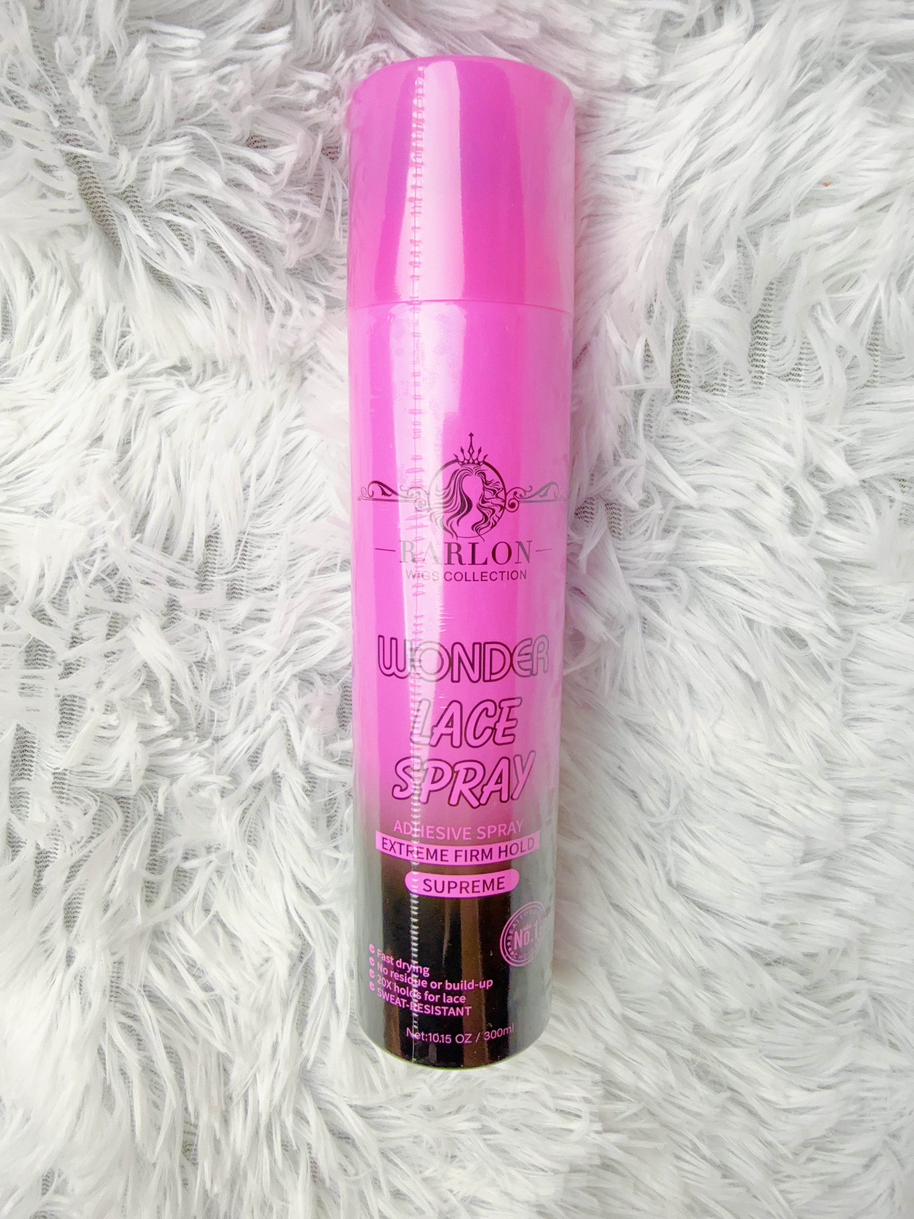 Rarlon Wonder Lace Spray – Extreme Firm Hold Wig Spray