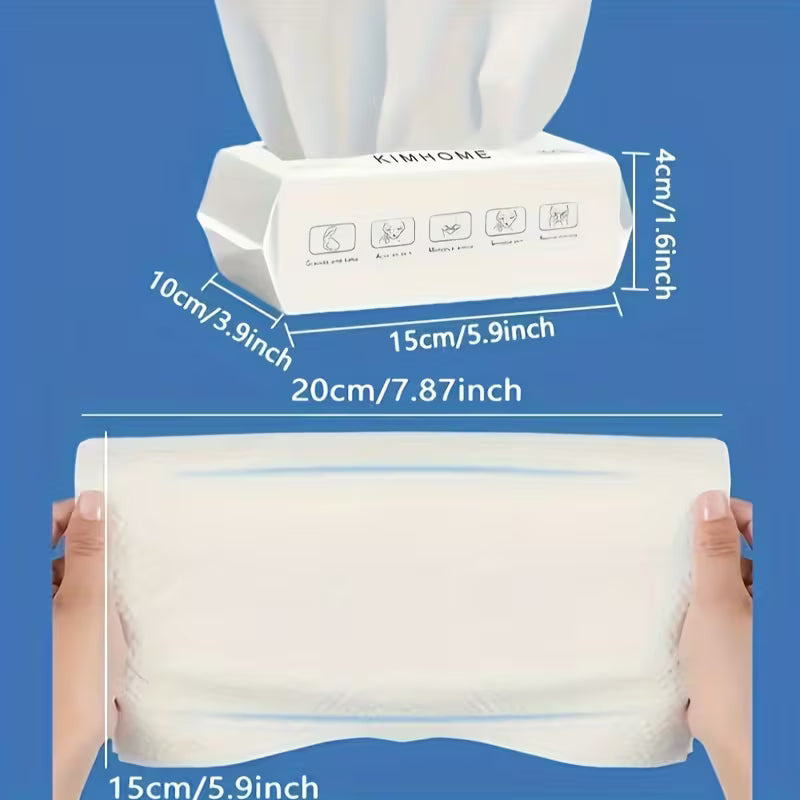Thick Disposable Face Towels – Soft Makeup Remover & Skincare Pads (Salon Quality)