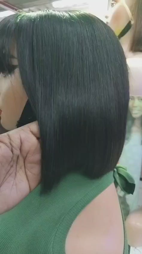 Glowupp Starter Bundle – Vietnamese SDD Fringe Bob Wig + Hair Care Set
